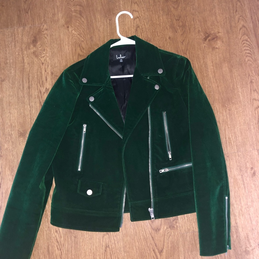 Lulu’s Green Velvet Jacket